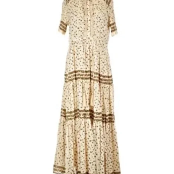 Free People Rare Feeling Pleated Maxi Dress - Picture 2 of 4